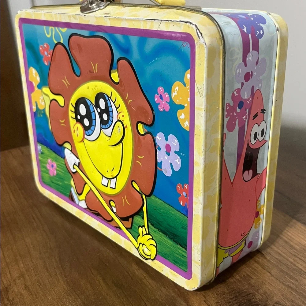 SpongeBob SquarePants Metal Lunchbox Tin 2007